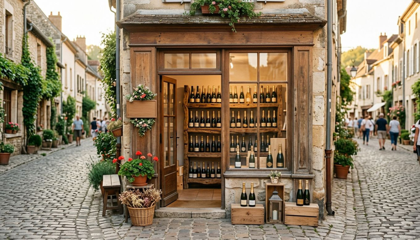 Quel rôle jouent les petites boutiques dans la renommée des producteurs de champagne ?